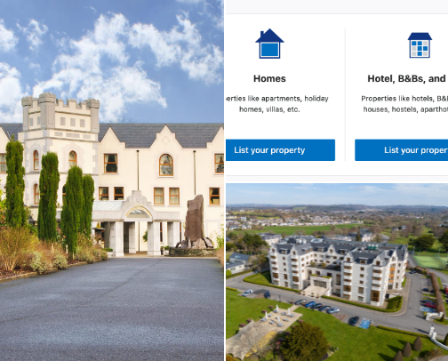 Places to stay in Ireland cover photo collage