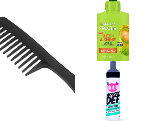 Curly Hair Product Faves cover photo collage