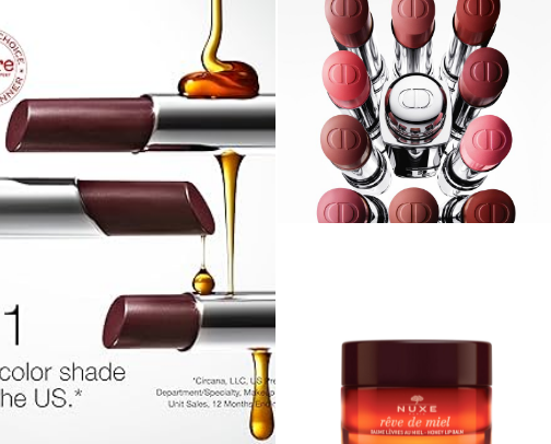 My favorite lip products cover photo collage
