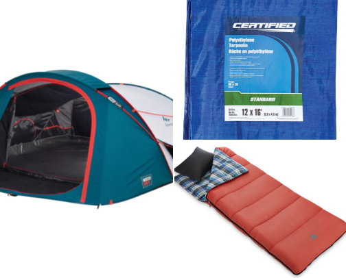 100 and 1 things for camping cover photo collage