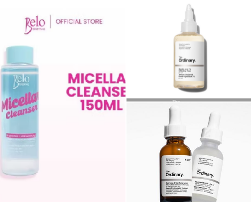 Skin care cover photo collage