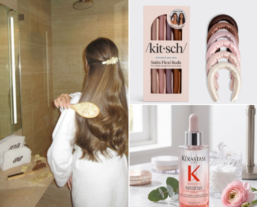 hair care cover photo collage