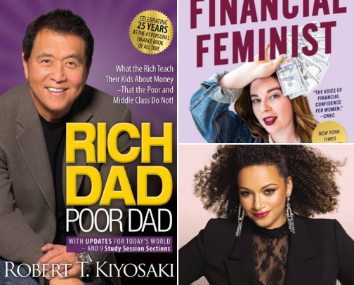 Life-Changing Money & Wealth Books for Women cover photo collage