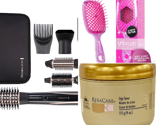 Curly Hair Care cover photo collage