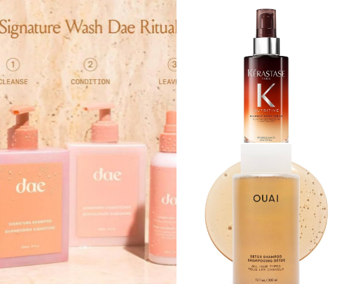 Hair Products | Styled Strength, Everyday Shine cover photo collage