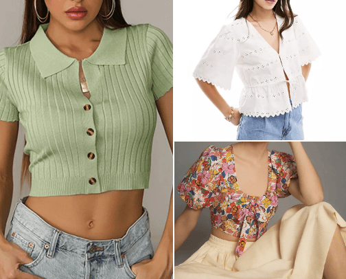 CROP TOPS! cover photo collage