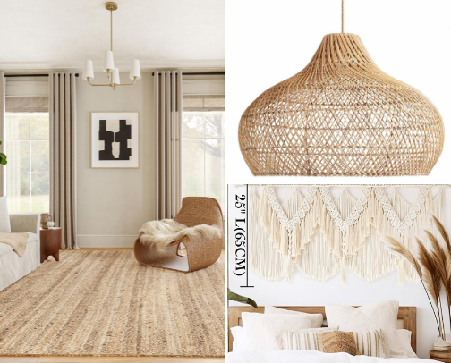 Cozy Boho Home Decor Inspo cover photo collage