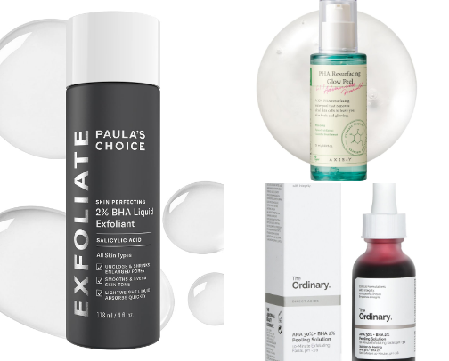 Exfoliants☺️✨- Best used 1 or 2 times weekly cover photo collage