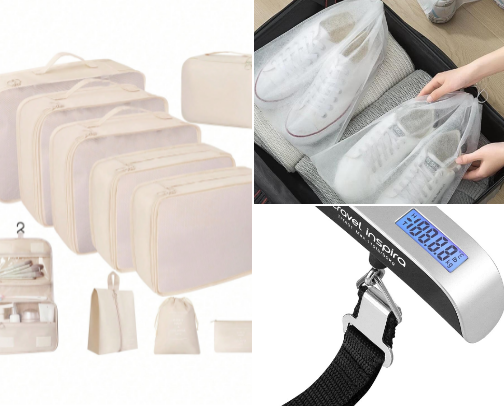 LES ACCESSOIRES INDISPENSABLES POUR UN VOYAGE 🧳 cover photo collage