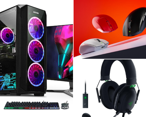 Best for gaming and working pc cover photo collage