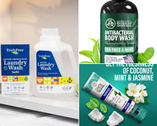 Natural + Non-Toxic Essentials cover photo collage