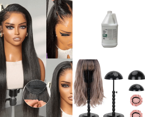 For the wig lovers cover photo collage