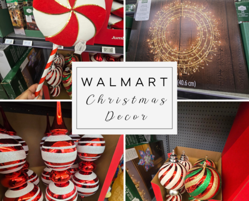 Walmart Christmas Decor cover photo collage