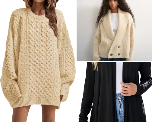 Cozy Winter Clothes for Women cover photo collage