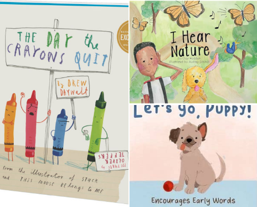 Books that Encourage Speech cover photo collage