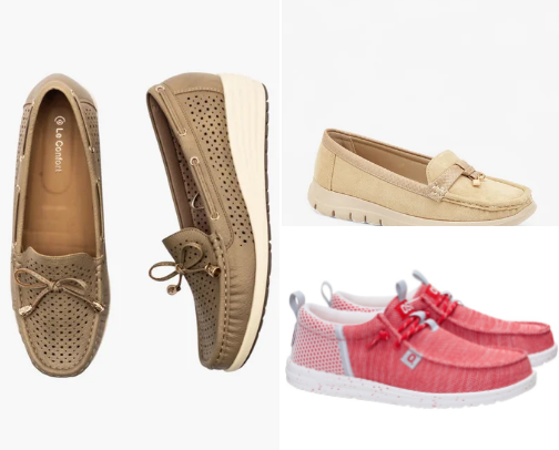SLIP ON AND SANDALS  COLLECTIONS cover photo collage