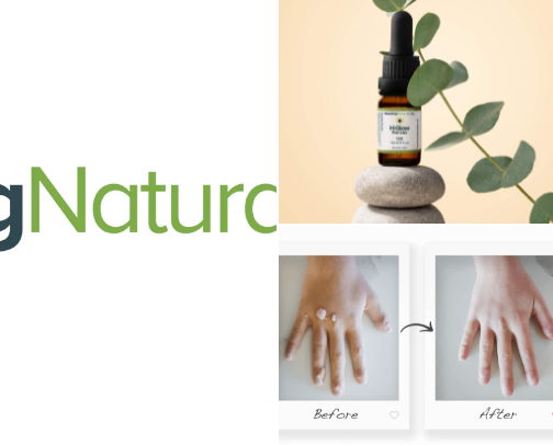 Healing naturals oils ✨ cover photo collage