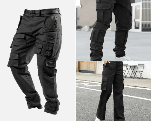 Cargo pants(unisex) cover photo collage