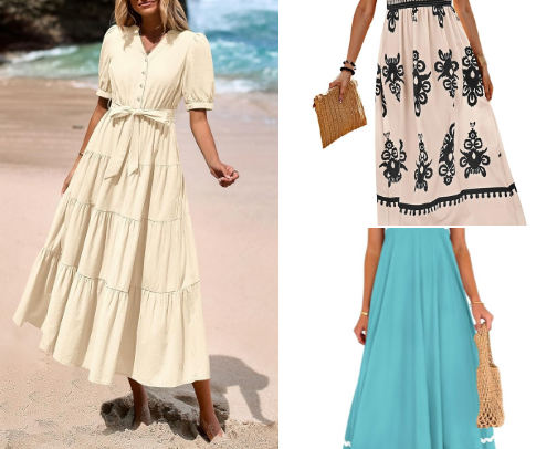 Top Maxi Dresses for Beach Trips, Resort Getaways & Summer Days cover photo collage