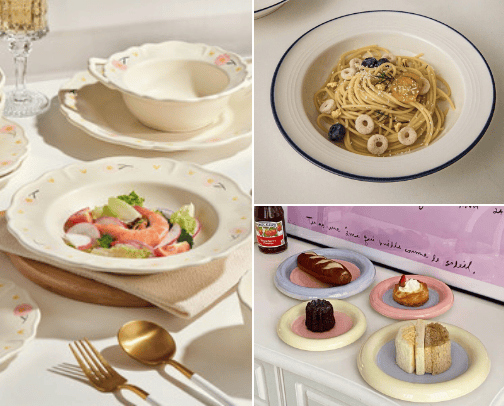 Most Aesthetic Tablewares cover photo collage