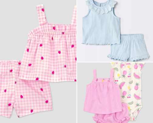 The cutest summer Target baby + toddler girl clothes ever cover photo collage