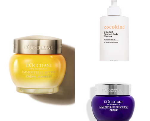 Skincare cover photo collage