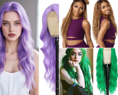 Hair cover photo collage