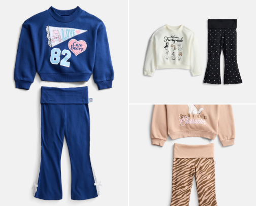 Toddler girl Walmart fall outfits cover photo collage
