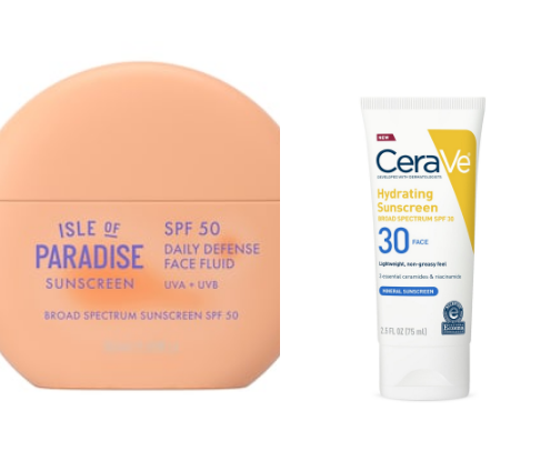 Sunscreen Product List cover photo collage