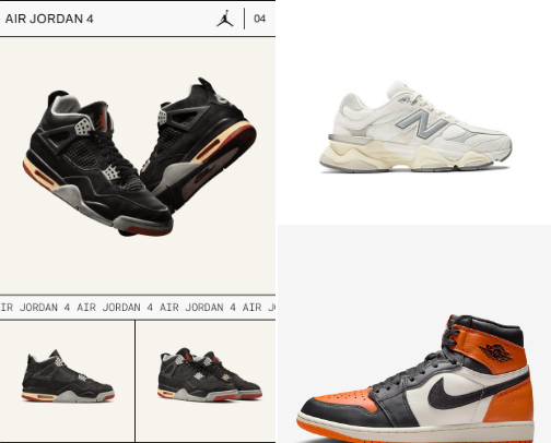 Attention Grabbing Shoes cover photo collage