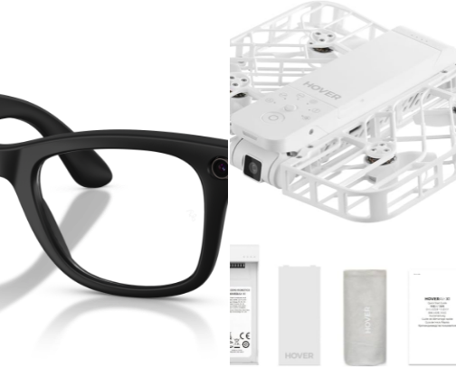 Meta Glasses & Drone cover photo collage