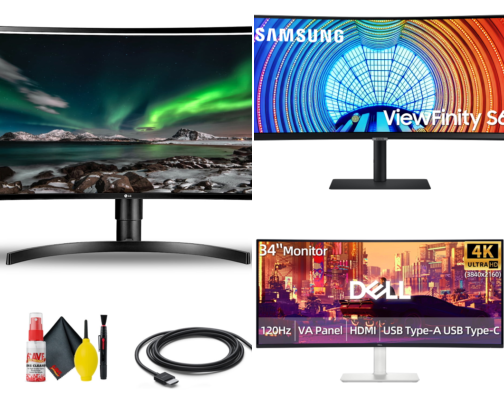 Split Screen Monitors That Let Me Watch My Kid's Camera and Work at Once cover photo collage