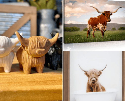 Cow Decor cover photo collage