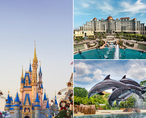 Family Friendly Amusement Parks cover photo collage