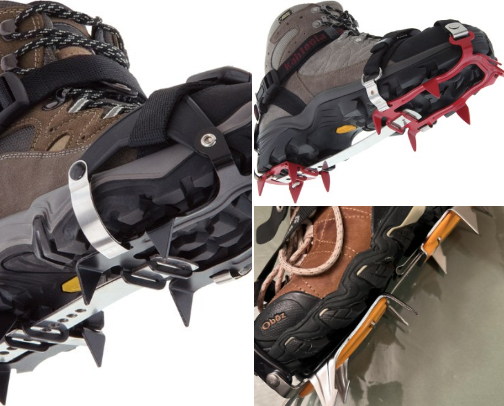 Crampons for Winter Hiking cover photo collage