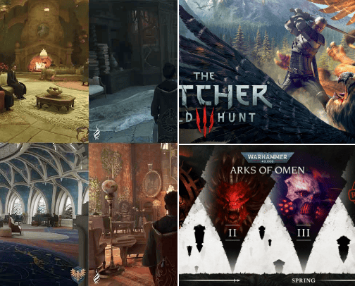 Board and PC games 🎲🎮 cover photo collage