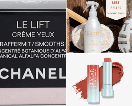 Top skincare cover photo collage