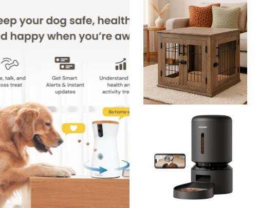 The Pet Tech & Essentials List: Modern Dog & Cat Finds cover photo collage