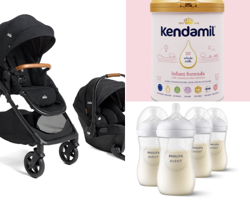 baby must haves👩🏻‍🍼 cover photo collage