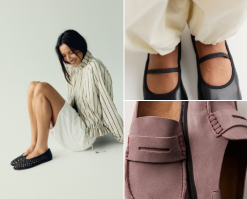 Trendy flats cover photo collage