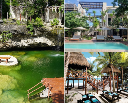 Tulum, Mexico 50th Birthday Extravaganza cover photo collage