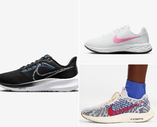 Nike Women trainers 2023 cover photo collage