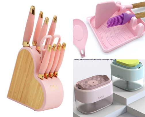 Pink Kitchen 👩🏽‍🍳🩷 cover photo collage