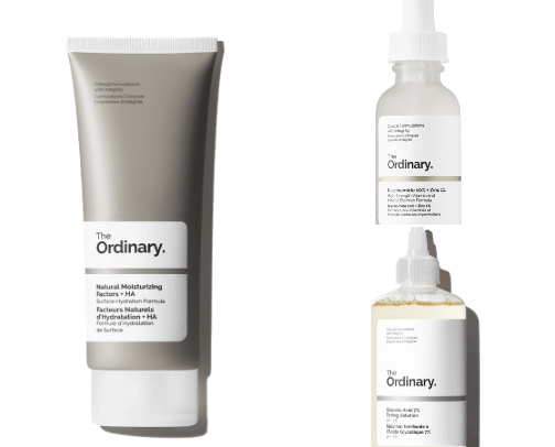Best Skincare Products ꟾ The Ordinary cover photo collage