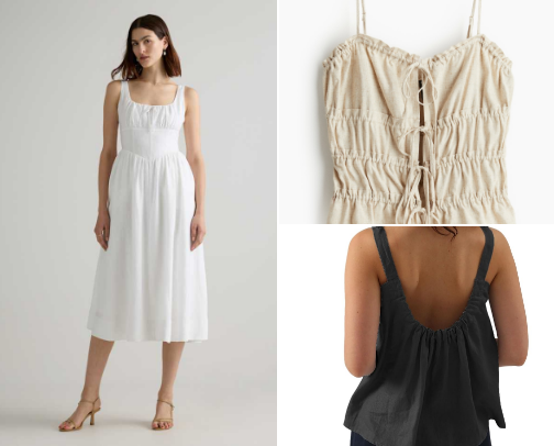 Laid-Back Linen Looks cover photo collage