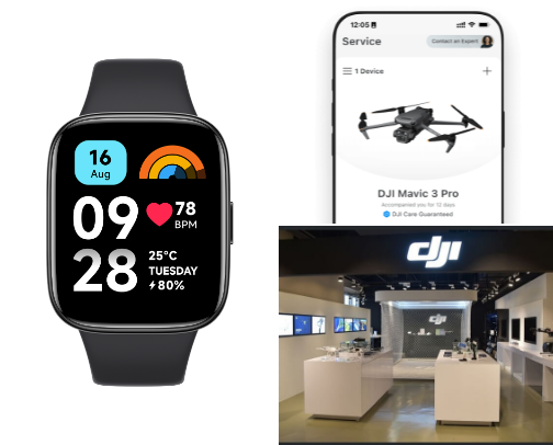 Smart watch cover photo collage