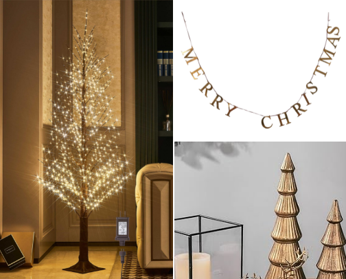 Neutral Christmas🌲 cover photo collage