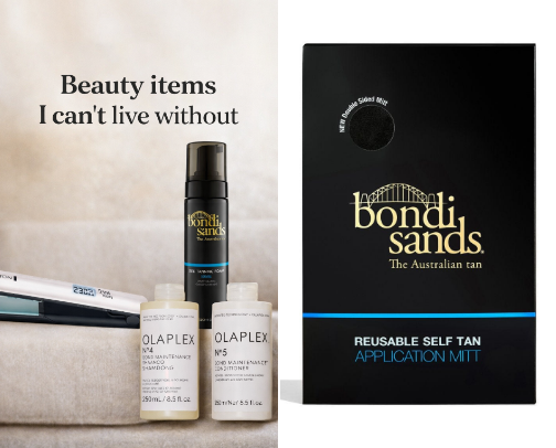 Beauty items i can't live without cover photo collage