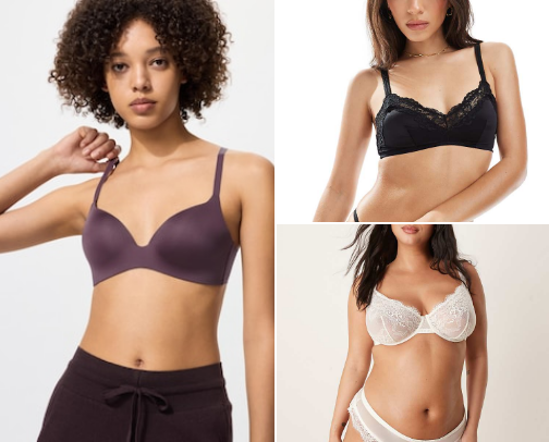 Girls under garment cover photo collage