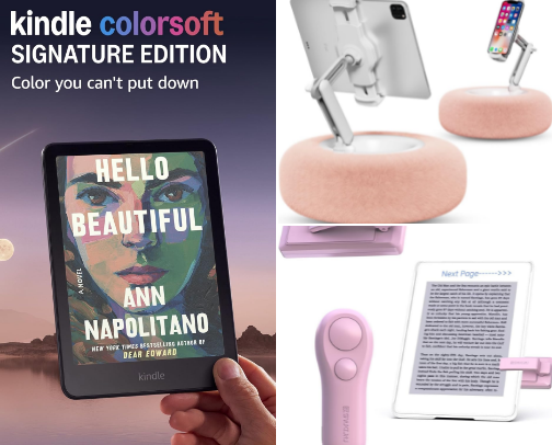 Kindle Accessories cover photo collage